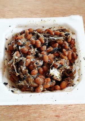 恥メシ❢❢ 納豆inにぼし-レシピのメイン写真