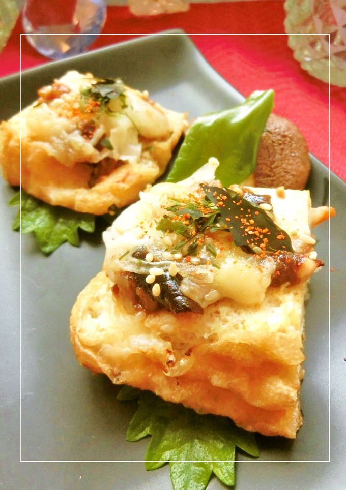 厚揚げのはまなみそ×チーズ焼き-レシピのメイン写真