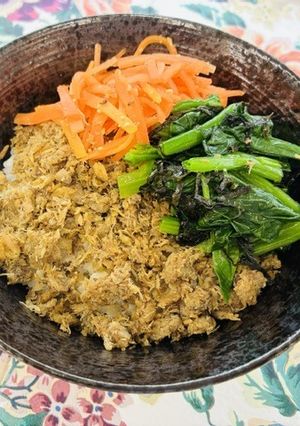 鯖そぼろの三色丼-レシピのメイン写真