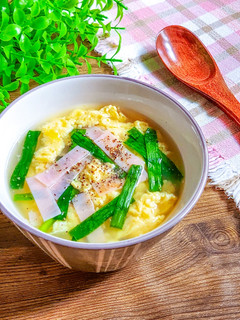ニラたまスープ-レシピのメイン写真