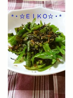 佃煮de簡単!ピーマンの炒めもの☆彡-レシピのメイン写真