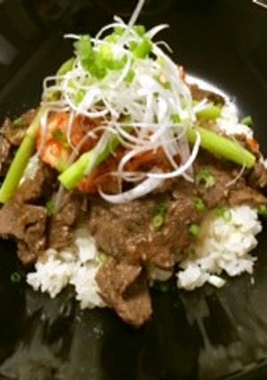 ガッツリカルビ丼-レシピのメイン写真