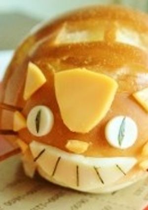 ロールパンdeねこバス☆キャラ弁-レシピのメイン写真