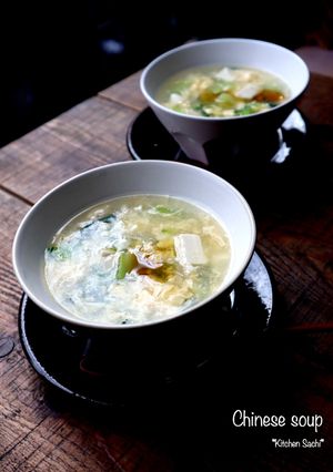 豆腐と青梗菜のとろぉ〜り中華スープ-レシピのメイン写真