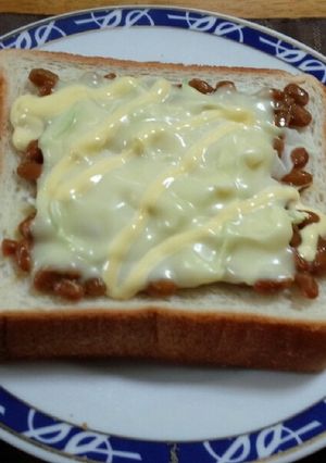 納豆チーズトースト-レシピのメイン写真