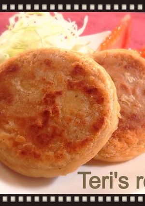 ベジバーガー用★ひよこ豆と大豆ベジバーグ-レシピのメイン写真