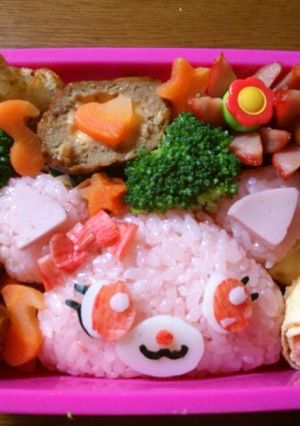 ジュエルペット♥ガーネット キャラ弁-レシピのメイン写真