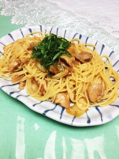 鶏肉と長ネギの和風パスタ-レシピのメイン写真