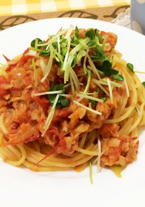 ＊ツナとフレッシュトマトの簡単レシピ＊-レシピのメイン写真
