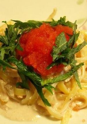 たらことタマネギのクリームパスタ-レシピのメイン写真
