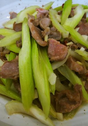 セロリと砂肝の中華炒め-レシピのメイン写真