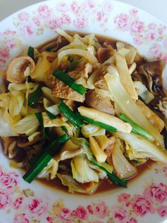 〜居酒屋風〜ホルモンと野菜の味噌炒め-レシピのメイン写真