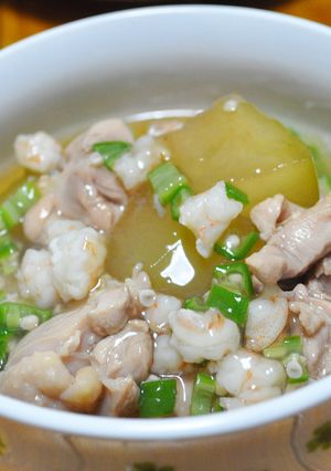 冬瓜と鶏肉の海老オクラあん-レシピのメイン写真