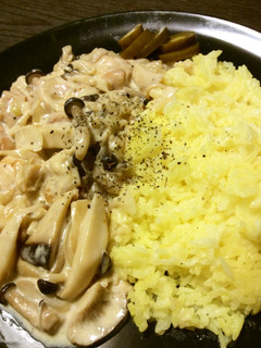 鶏もも肉ときのこのクリーム煮-レシピのメイン写真