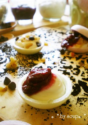 ＊Wチーズクリームの洋風もなか＊*-レシピのメイン写真