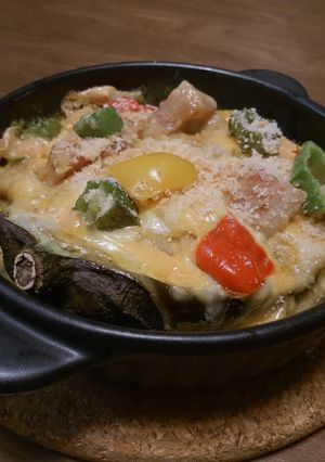 三豊なすと夏野菜のクリーミーグラタン-レシピのメイン写真