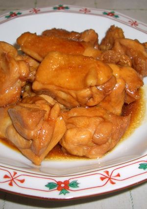 大葉にんにく醤油de鶏モモ肉の煮込み-レシピのメイン写真