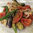 野菜と肉のマリネ