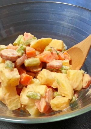 ころころ野菜のオーロラサラダ-レシピのメイン写真