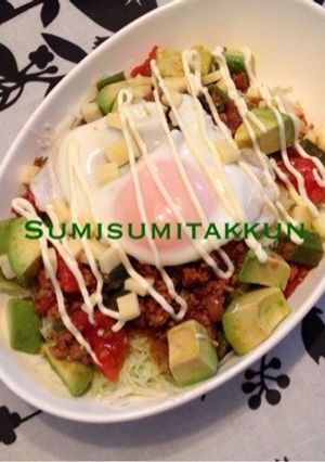 家庭にある調味料で♪タコライス☆-レシピのメイン写真