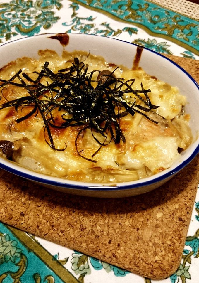 秋の味覚♪生鮭(秋鮭)の和風グラタン-レシピのメイン写真