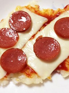 ご飯で10分ピザ!-レシピのメイン写真