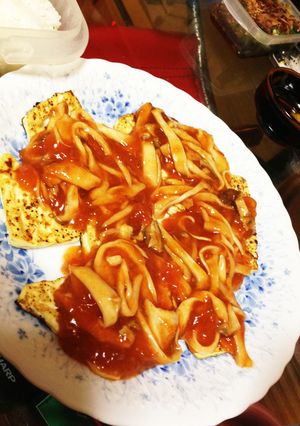 キムチ豆腐ステーキ-レシピのメイン写真
