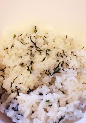 ふんわり香るシソの葉ご飯♡-レシピのメイン写真