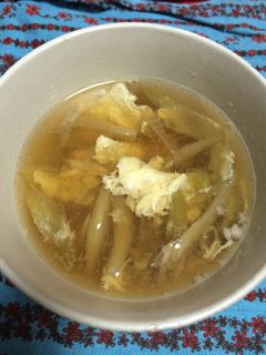 我が家の味^_^みょうがのかきたま汁-レシピのメイン写真