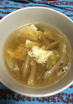 我が家の味^_^みょうがのかきたま汁-レシピのメイン写真