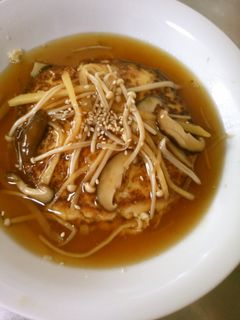 肉無しで 豆腐ハンバーグ 和風あんかけ-レシピのメイン写真