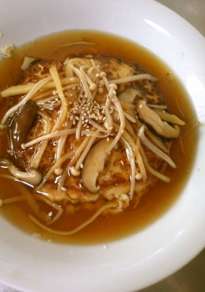 肉無しで 豆腐ハンバーグ 和風あんかけ-レシピのメイン写真
