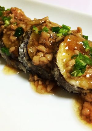 揚げ茄子のそぼろあんかけ-レシピのメイン写真