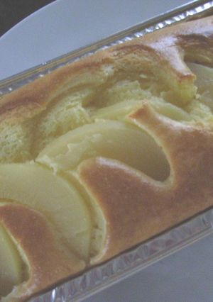 簡単、桃パウンドケーキ-レシピのメイン写真