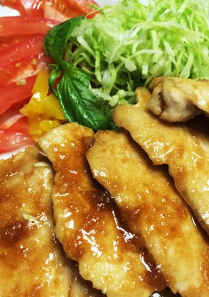 鶏胸肉の簡単ジューシー♡ 生姜焼き-レシピのメイン写真