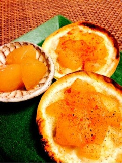 【10分】餃子の皮de♡梨&クリチピザ-レシピのメイン写真