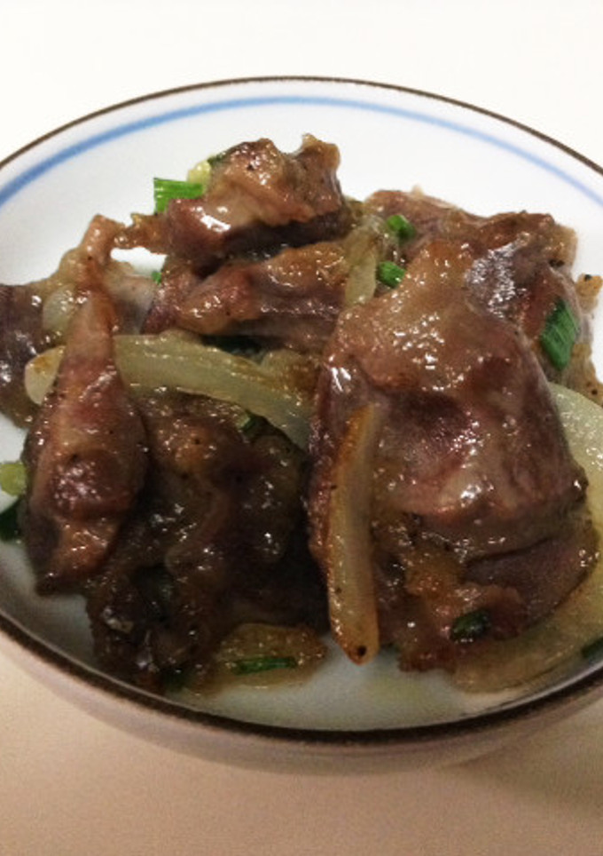 簡単に居酒屋の味 砂ずりのネギ塩炒め-レシピのメイン写真
