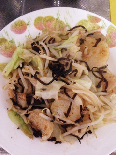 長芋とキャベツの塩昆布炒め-レシピのメイン写真
