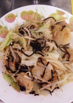 長芋とキャベツの塩昆布炒め-レシピのメイン写真