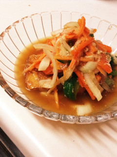 鯖の変わり南蛮漬け 味噌風味-レシピのメイン写真