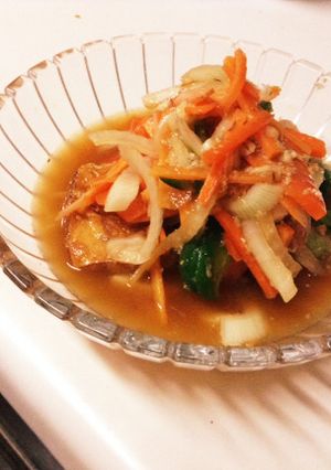 鯖の変わり南蛮漬け 味噌風味-レシピのメイン写真