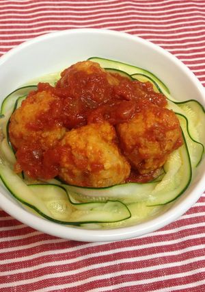 げん気鶏のポルペッティーニ丼-レシピのメイン写真