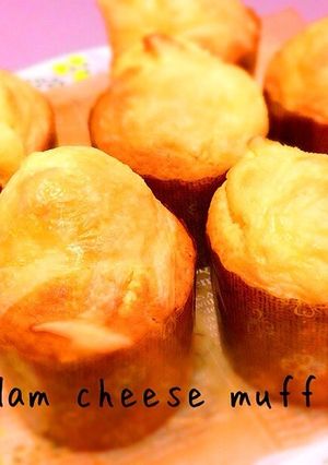ハムチーズ♡マフィン-レシピのメイン写真