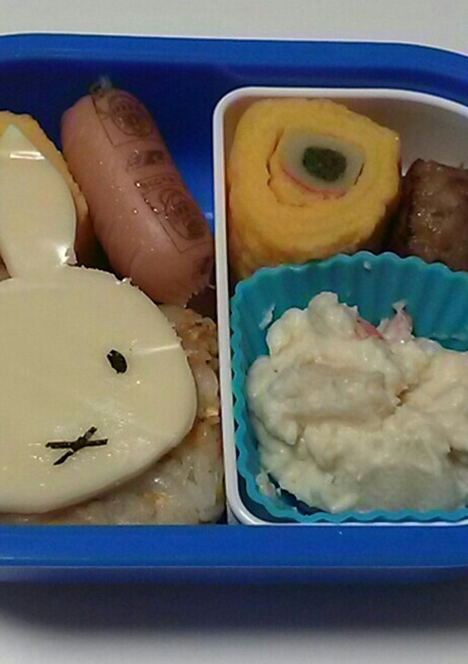 キャラ弁 乗せるのみ超簡単 ミッフィー-レシピのメイン写真