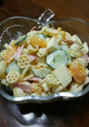 フルーツ鮮やかマカロニサラダ!-レシピのメイン写真