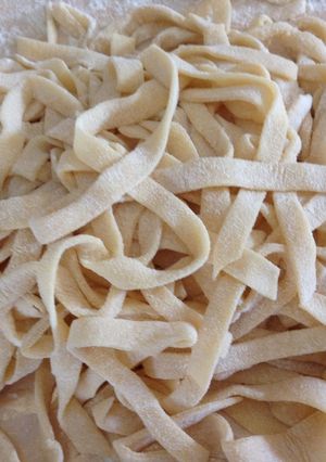 簡単！手打ち生パスタ(タリアテッレ)-レシピのメイン写真