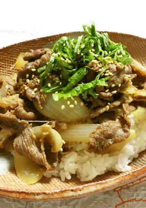 しょうが香る牛肉の生姜焼きdon♪-レシピのメイン写真