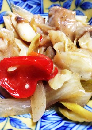 味付け2つ！簡単♩鶏もも塩ダレ炒め☻-レシピのメイン写真