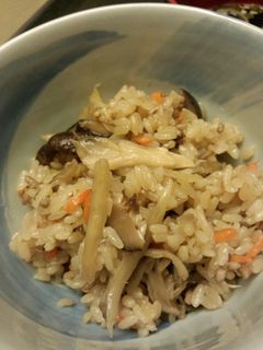 きのことごぼうの炊き込みご飯-レシピのメイン写真
