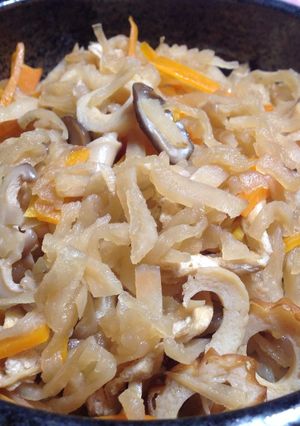食物繊維たっぷり☆切り干し大根の煮物-レシピのメイン写真
